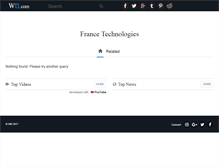 Tablet Screenshot of francetechnologies.com